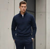 Men’s Premium Sweat Shirt – Half-Zip Sweatshirt & Joggers Set