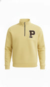 Men’s Premium Quarter-Zip Sweatshirt | Alivertex Classic “P” Patch Pullover