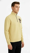 Men’s Premium Quarter-Zip Sweatshirt | Alivertex Classic “P” Patch Pullover