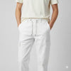 Men’s White Plain Cargo Trouser – Premium Cotton
